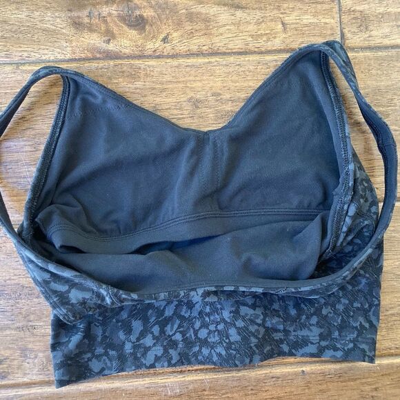 Lululemon | Align Tank Wild Thing Camo Deep Coal Black Gray Size 6 - Picture 3 of 7